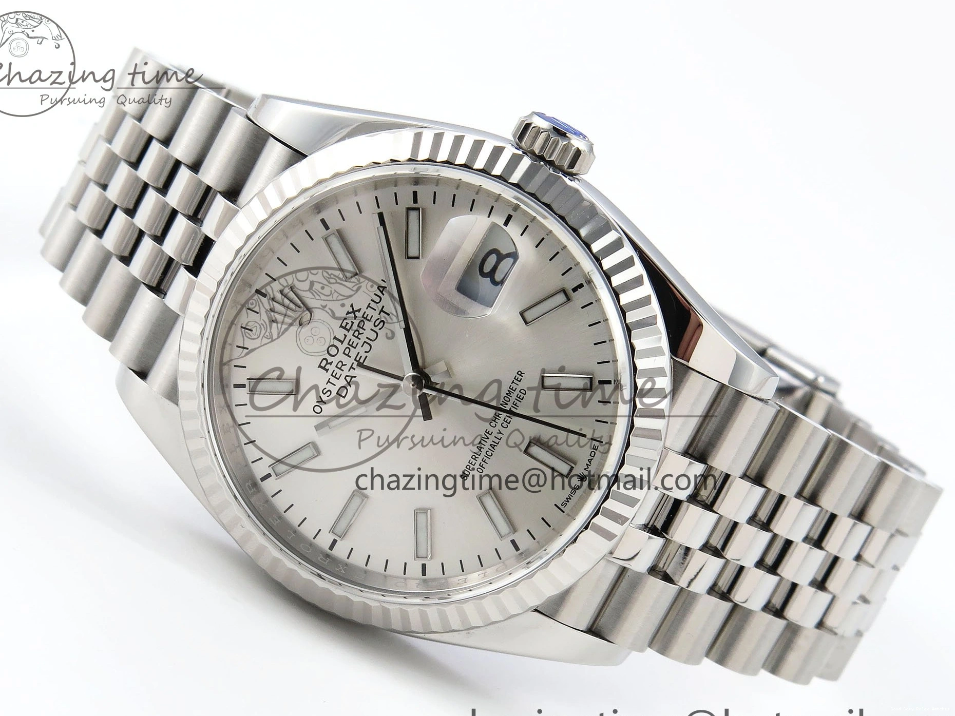 Best AAA Replica Sites Silver 1:1 Steel APF Youthful 904L VR on 126234 Edition 36 DateJust Sitck Best Bracelet Jubilee 1579 SS Dial 0101